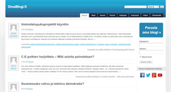 Desktop Screenshot of omablogi.fi